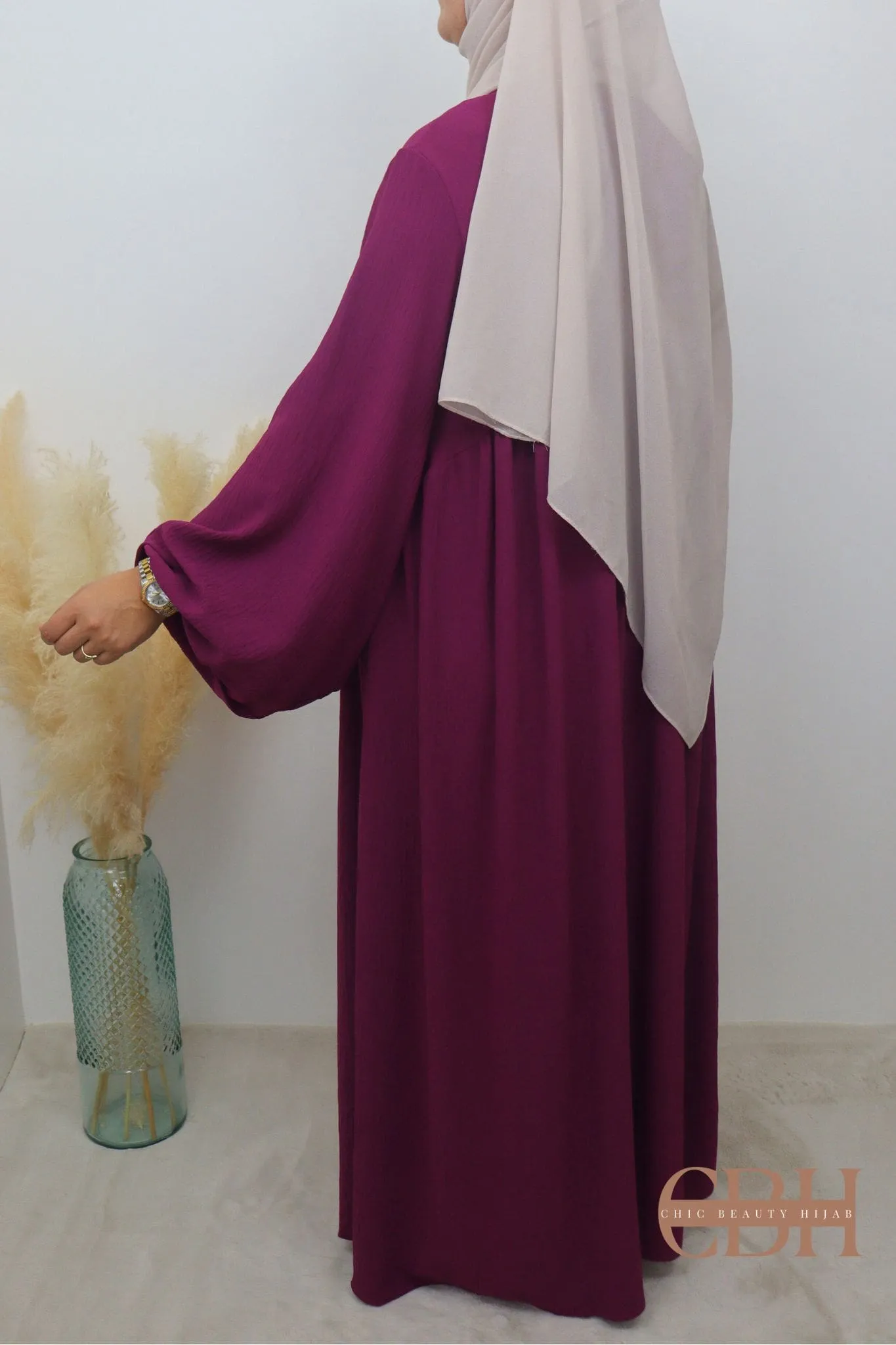 Abaya jazz Fushia - Chic beauty hijab