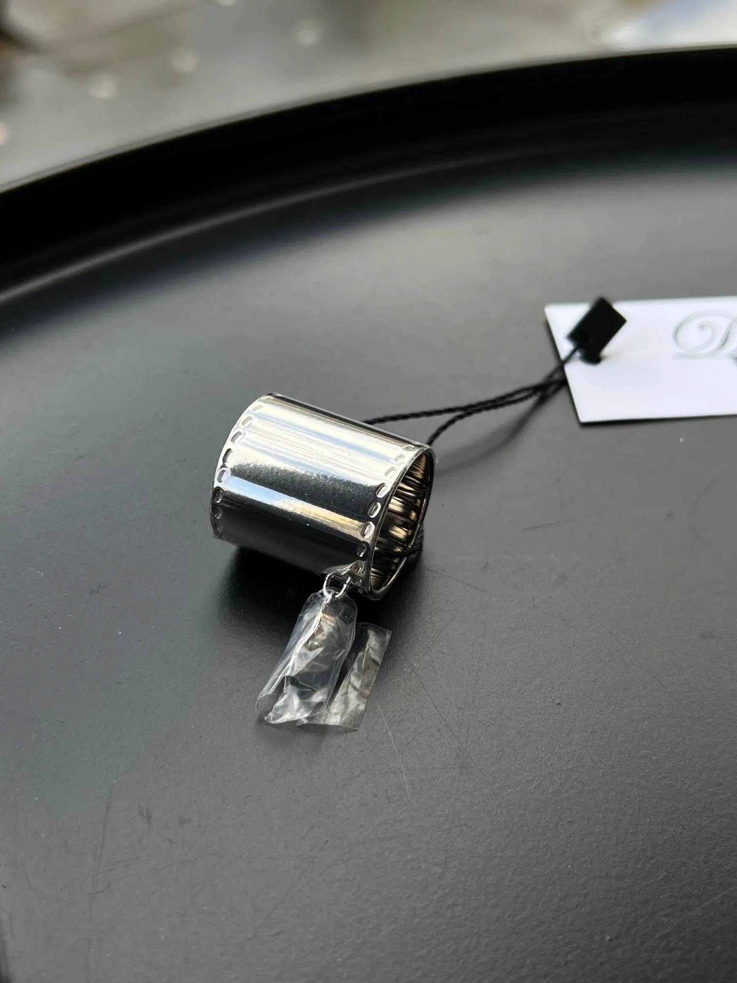 Anneau de carré charms bombe Hermès