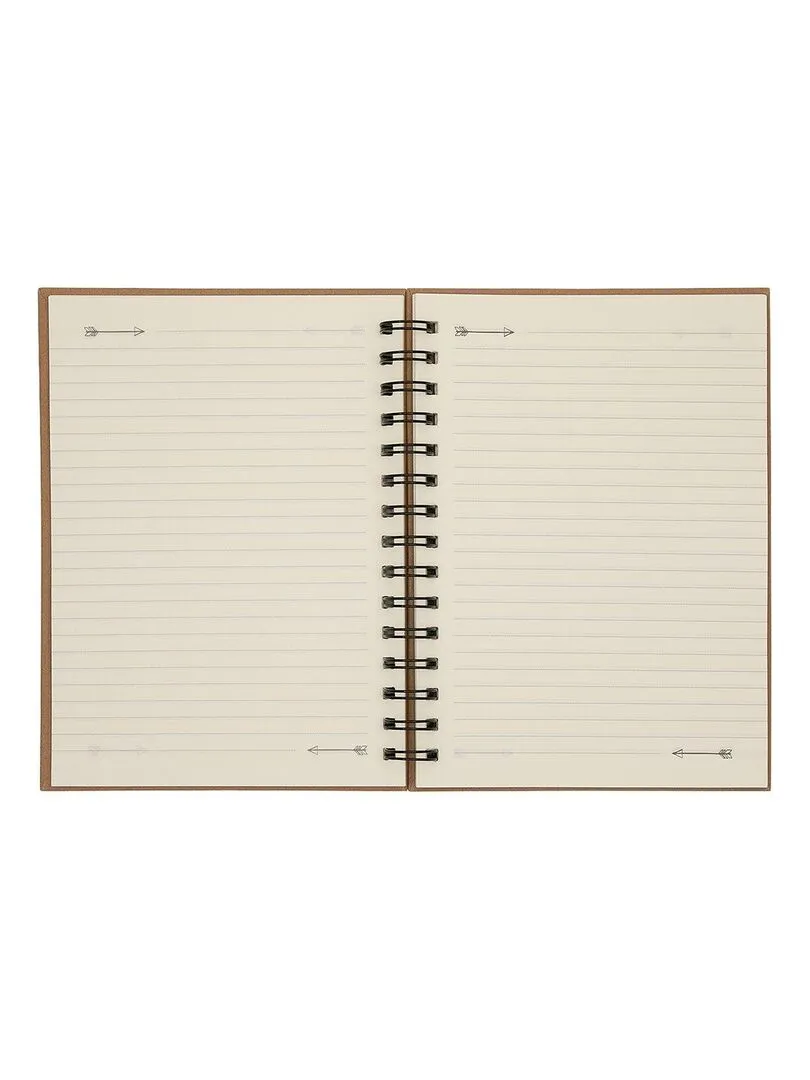 Carnet Kraft à spirales - 80 Pages - N/A