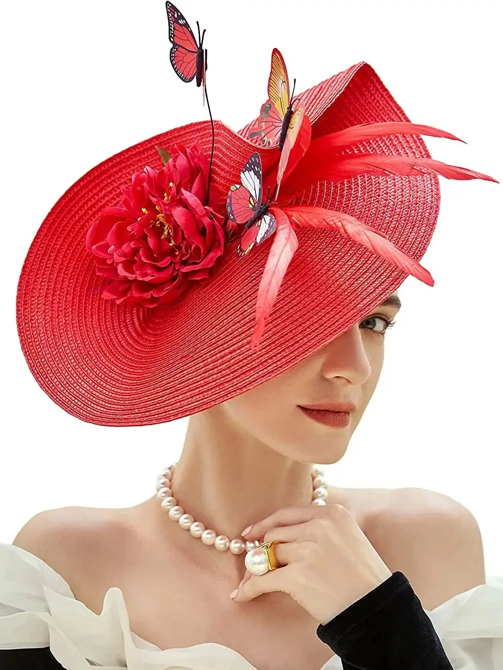 Chapeau Fascinator Plumes