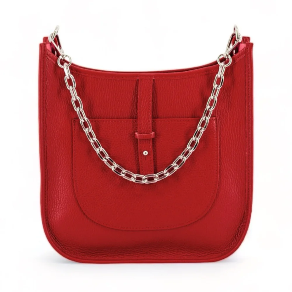 Collection femme | Sac à main hobo en cuir grainé CYBELE