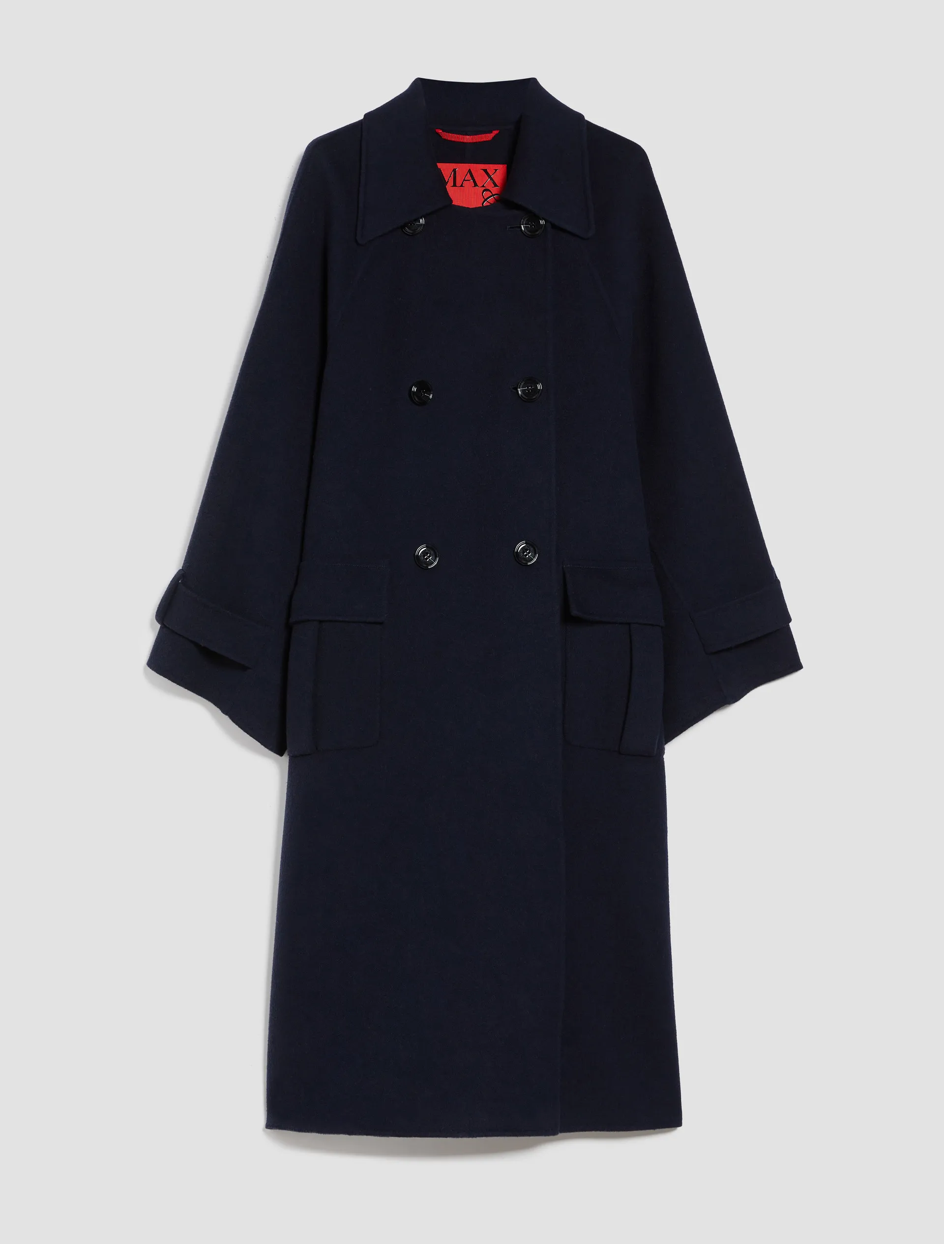 Manteau en laine et cachemire mélangés