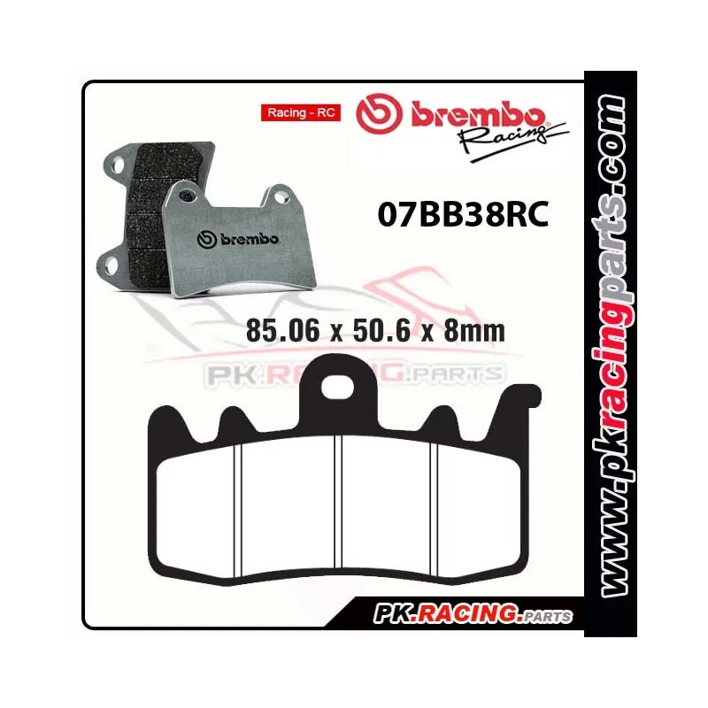 Plaquettes BREMBO 07BB38RC ( Racing )