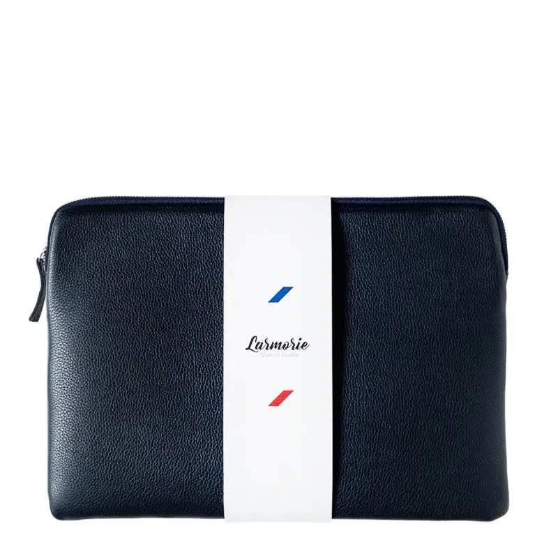 Pochette ordinateur Larmorie Gabriel 13 pouces Lune bleue