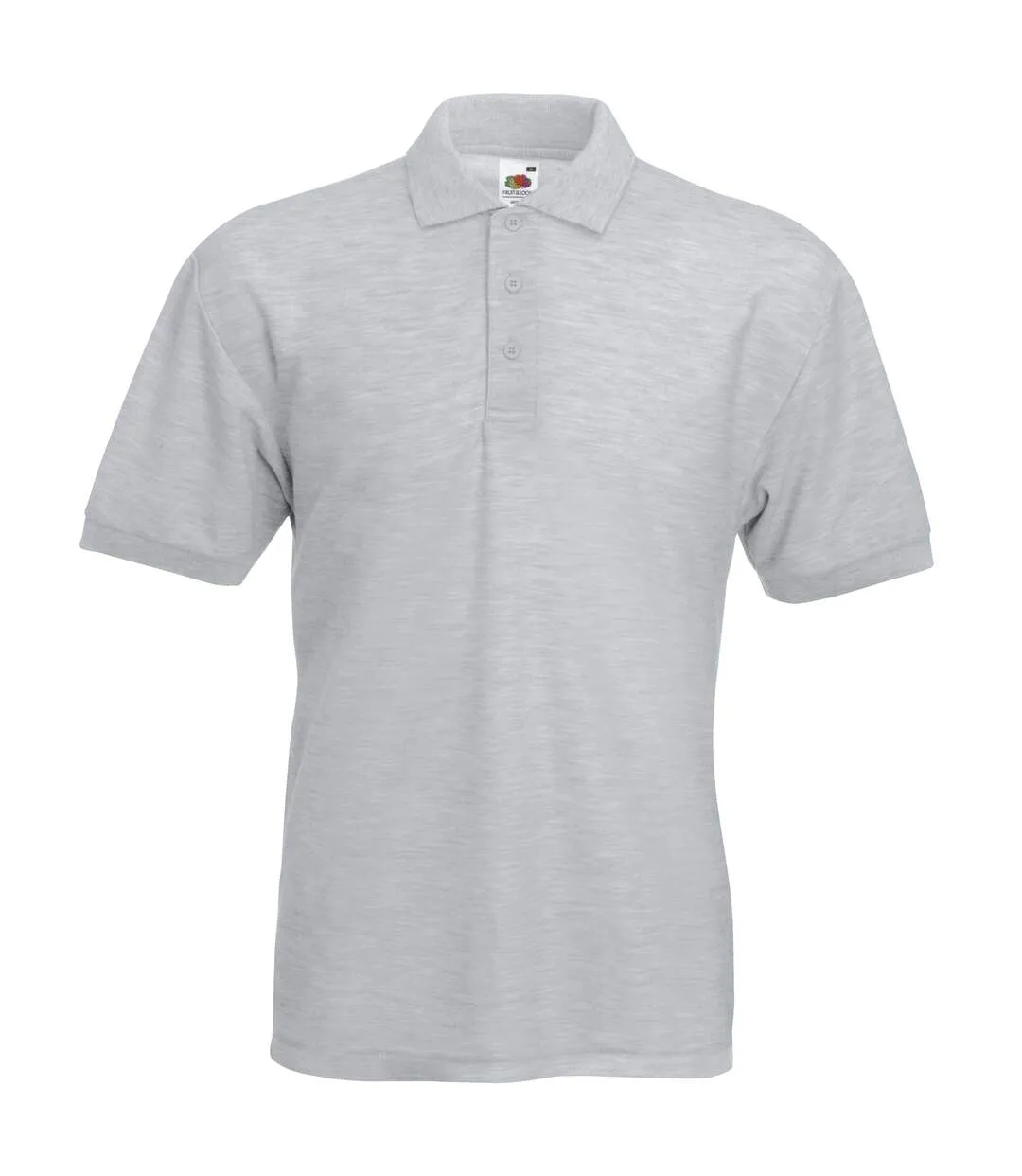 Polo à manches courtes  pour homme gris chiné Fruit of the Loom