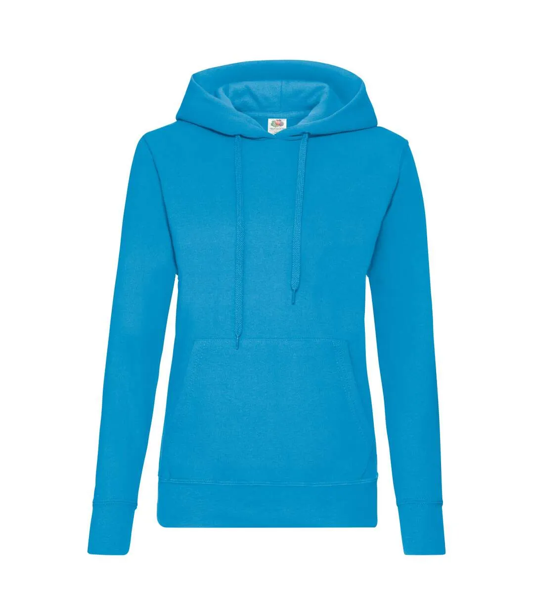 Sweat à capuche classic 80/20 femme azur Fruit of the Loom