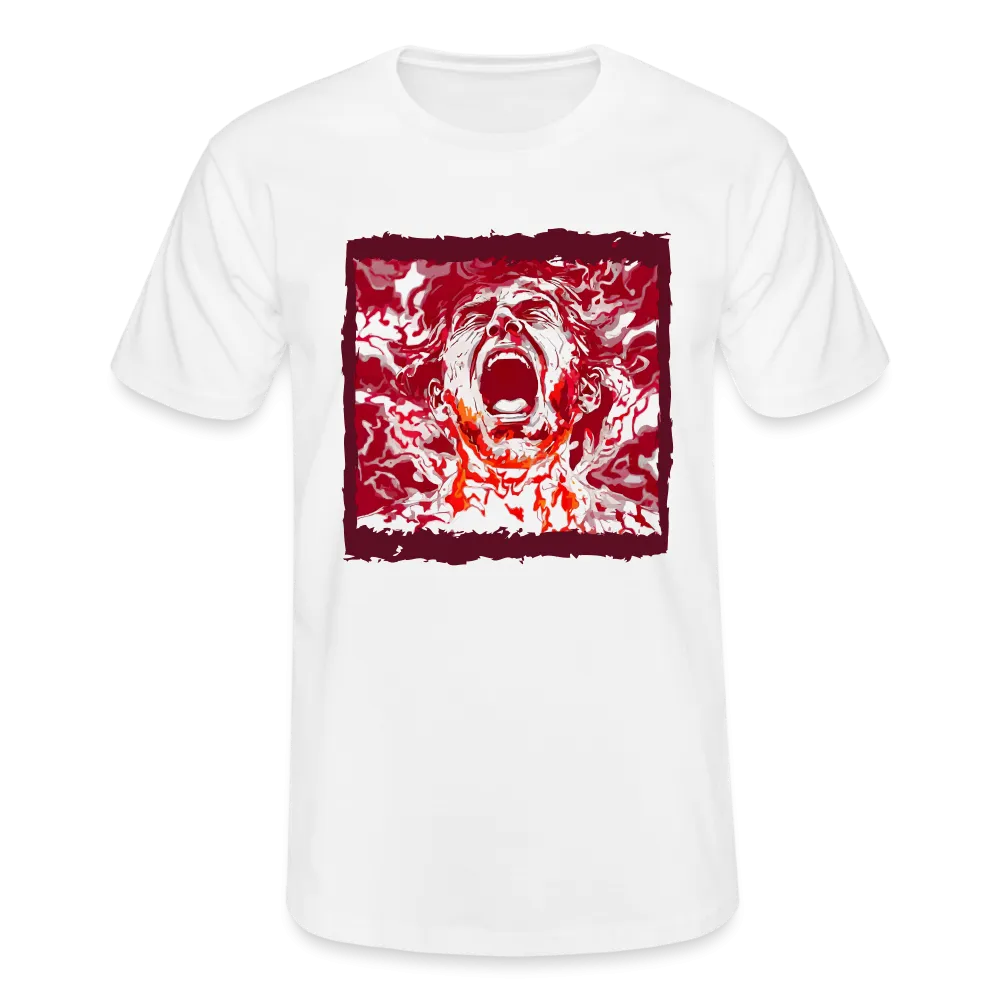 T-shirt Homme Fruit of the Loom, homme qui cri