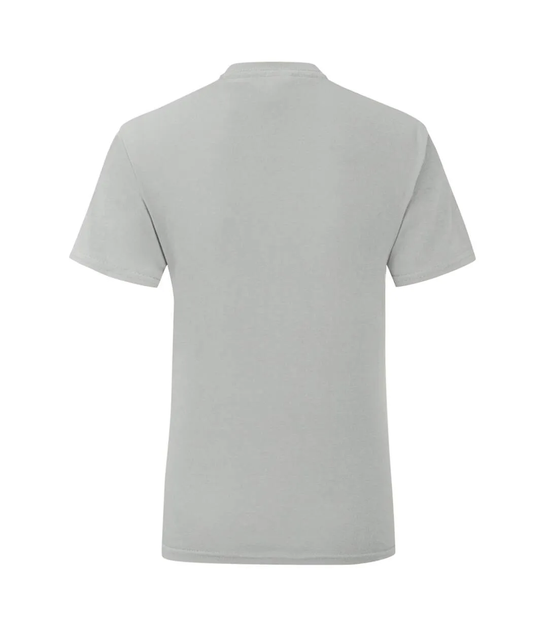 T-shirt iconic hommes gris clair chiné Fruit of the Loom