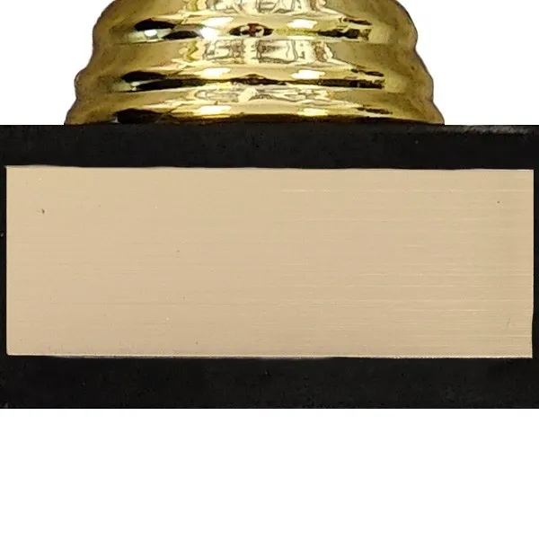 Trophée statuette dorée personnalisée